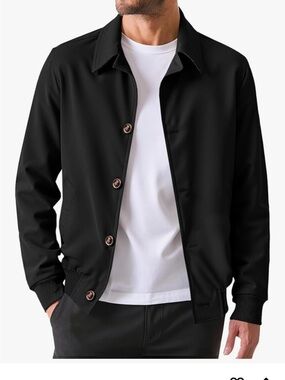 NWT Lightweight Jacket Button Down With Pockets SZ XXL